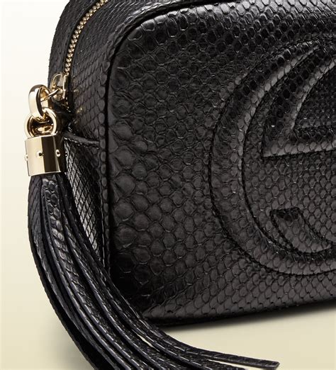 gucci black soho disco|gucci disco bag price euro.